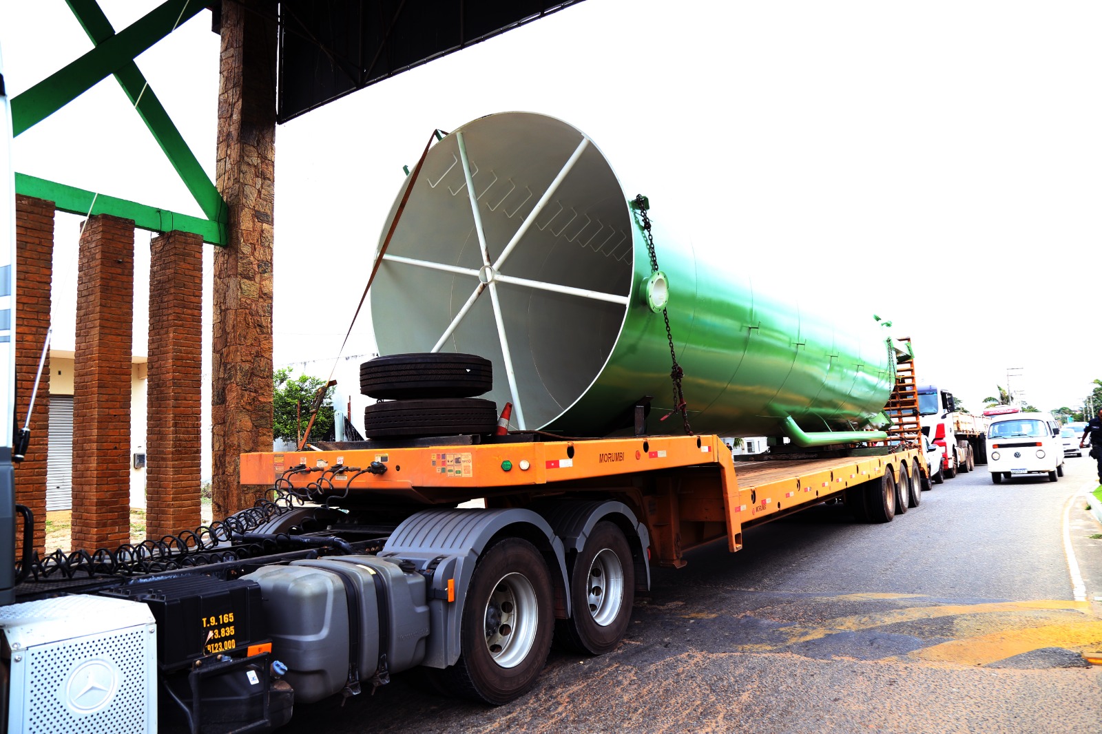 Chegada de equipamentos Águas do Rio ASCOM SFI Wagner Fraga 4