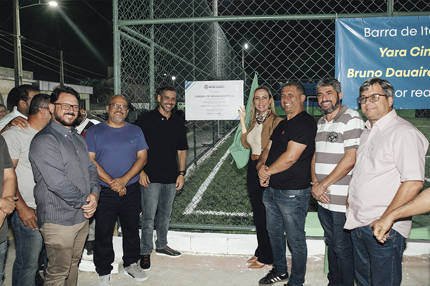 PLACA INAUGURAÇÃO CAMPO 1