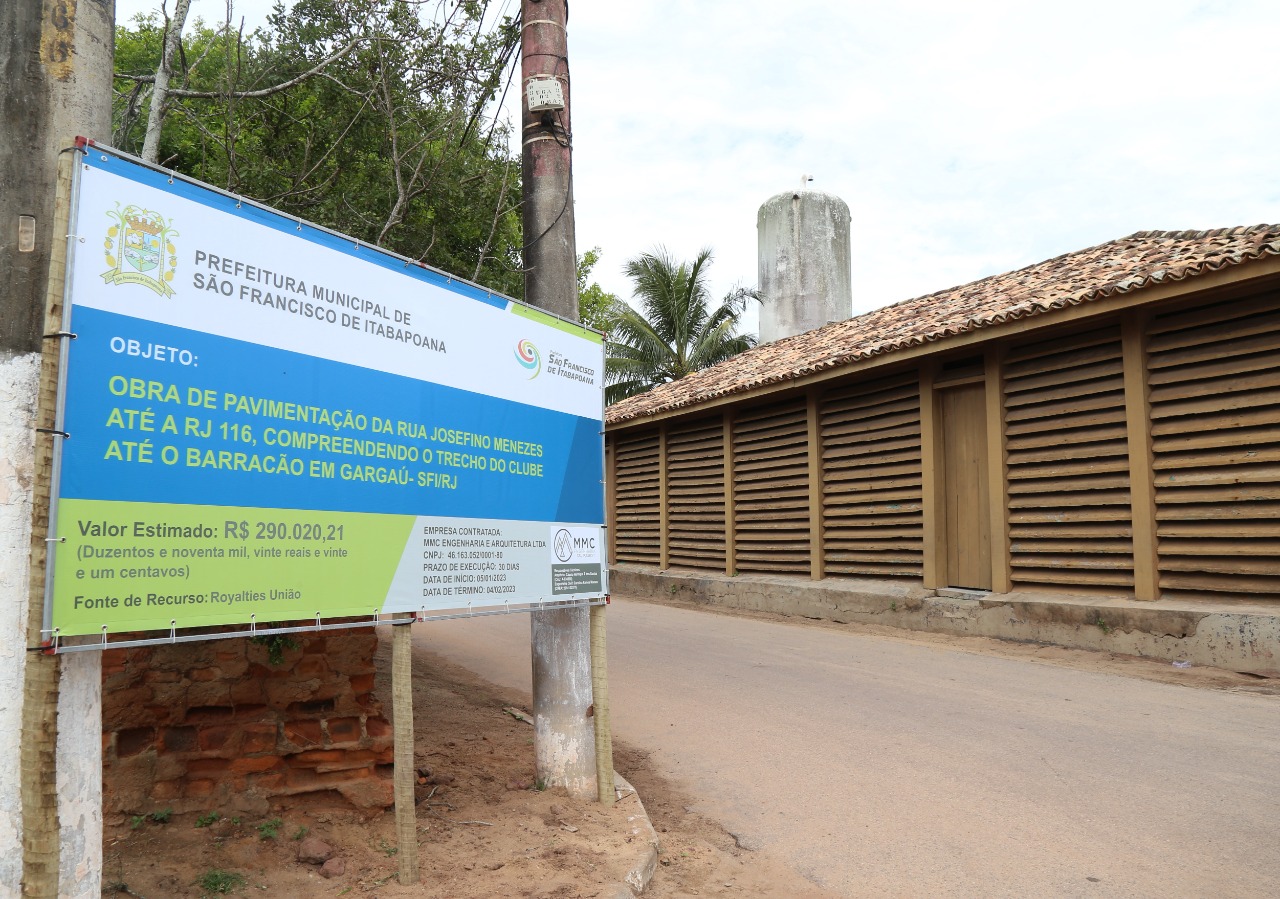 Pavimentação Asfáltica de Rua em Gargaú ASCOM SFI Wagner Fraga 10