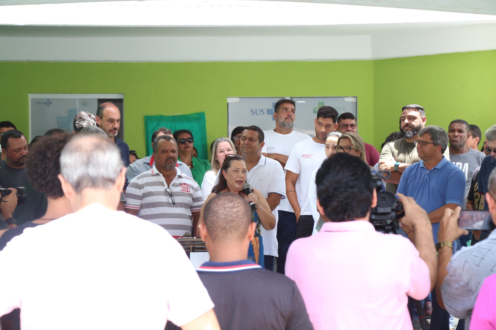 Prefeita inaugura reforma e ampliação da UBS de Santa Clara ASCOM SFI Wagner Fraga 2