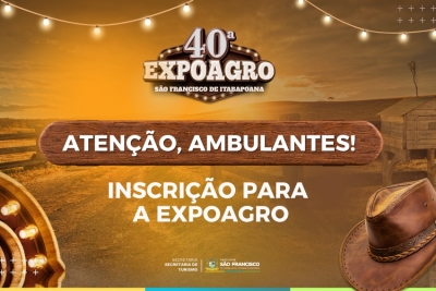 Prazo para inscrição de ambulantes para a 40ª Expoagro termina na próxima sexta-feira (29)