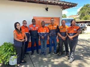 Defesa Civil Municipal de SFI participa de reunião sobre alinhamento de Plano de Contingência