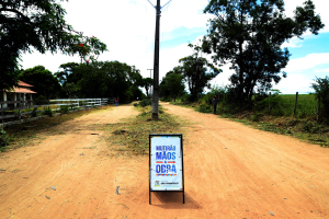 Localidade de Buena recebe limpeza de poda e roçada nas ruas