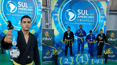 Morador de Travessão de Barra é vice-campeão em competição sul-americana de jiu-jitsu