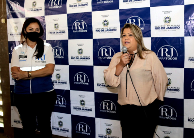 Francimara prestigia o programa “RJ + Serviços”, em Gargaú