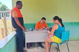 Defesa Civil realiza pré-cadastramento de moradores em localidades de SFI