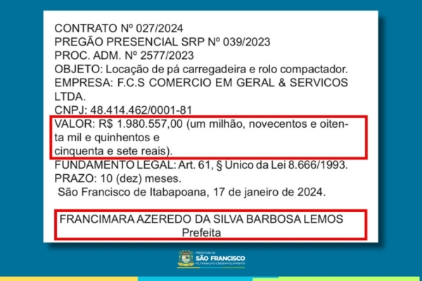 Atenção, população de São Francisco de Itabapoana!
