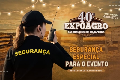 Segurança reforçada durante a ExpoAgro