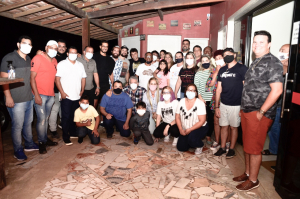 Prefeita Francimara recepciona atores globais durante o 1º Festival de Peixes e Frutos do Mar