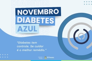 “Novembro Diabetes Azul” vai ser realizado nesta quarta-feira (26)