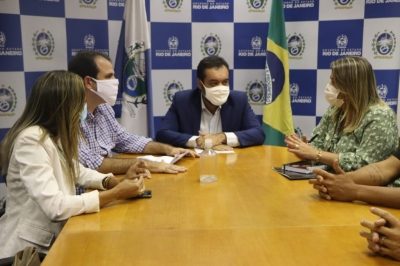 Francimara se reúne com o governador no Palácio Guanabara