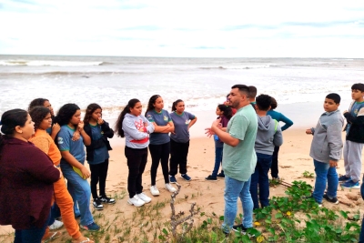 Alunos participam do projeto &quot;City Tour: Trilha da História&quot;