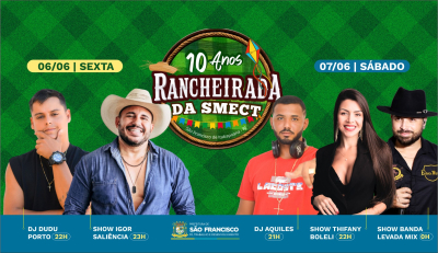 SFI divulga programação da Rancheirada SMECT 2025