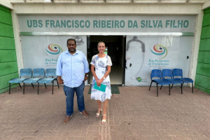 Prefeita Yara Cinthia visita UBS Francisco Ribeiro