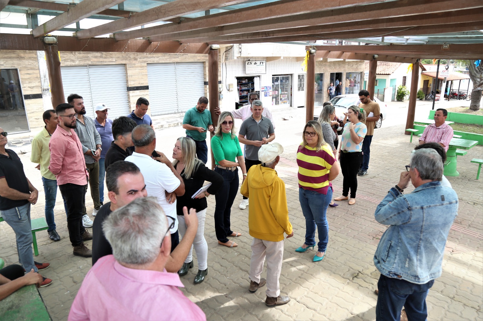 Prefeita visita obras em Praça João Pessoa ASCOM SFI Wagner Fraga 1