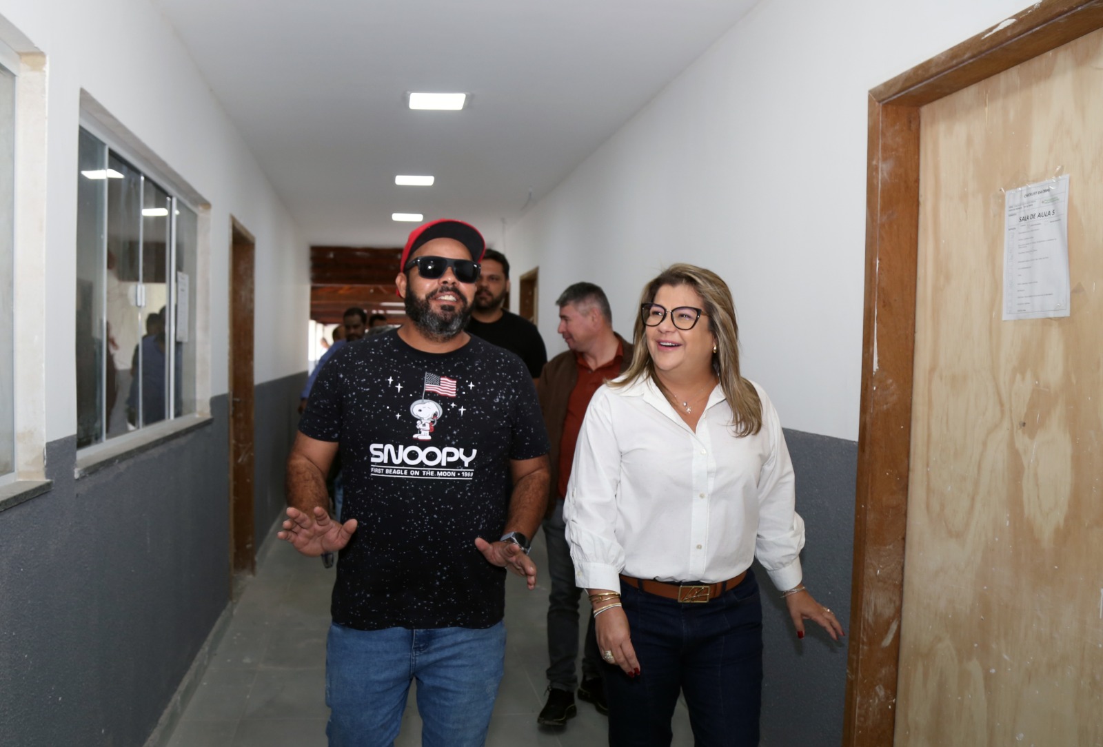 Prefeita visita obras em andamento em três localidades ASCOM SFI Wagner Fraga 1