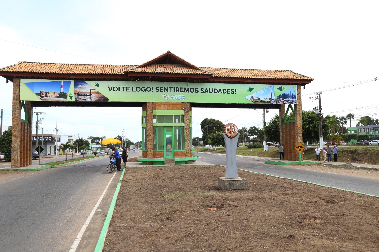 Prefeitura inicia intervenções no portal de entrada da cidade ASCOM SFI Wagner Fraga 3