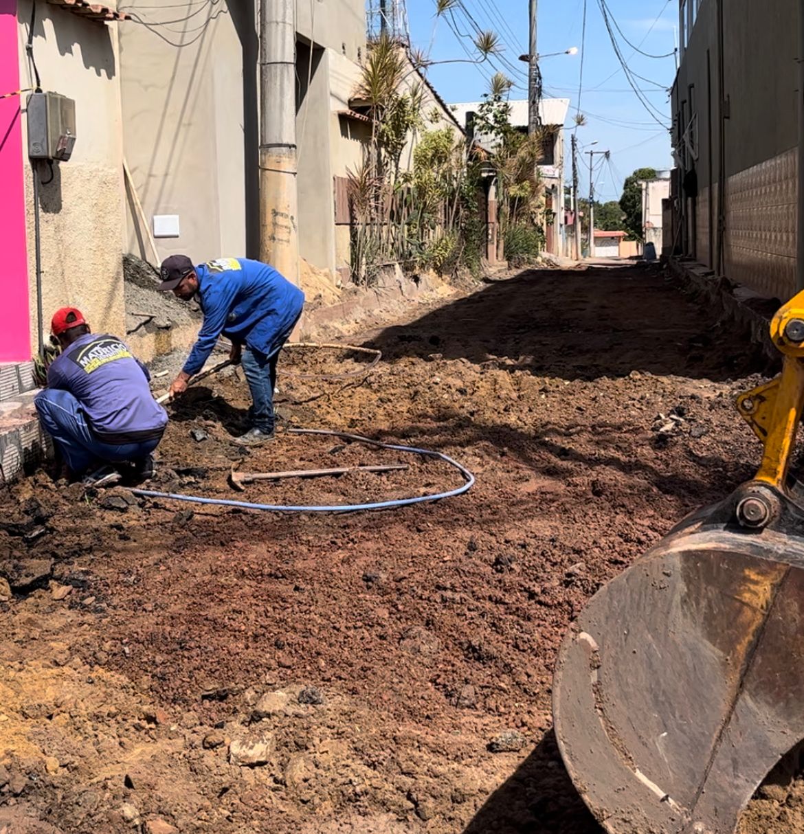 Rua Rita Maria Maron Obra ASCOM SFI Júlio César Barreto 1