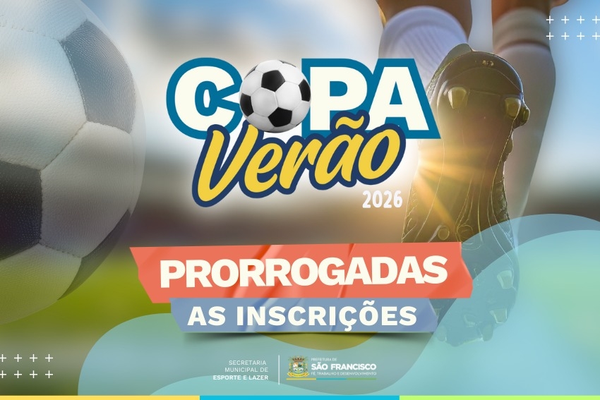 Inscrições para a Copa Verão 2026 prorrogadas até sexta-feira (19/12)