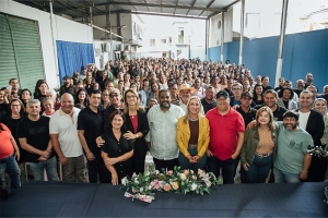 Maior turma do GTR é recebida em aula inaugural com a presença da prefeita Yara e vereadores