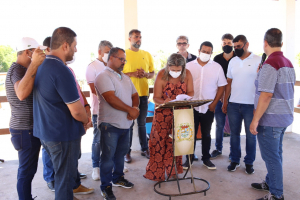 Prefeita assina ordem de serviço para ampliação do píer da Praça do Pescador em Gargaú