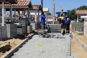 Cemitérios de São Francisco recebem obras de infraestrutura para o Dia de Finados