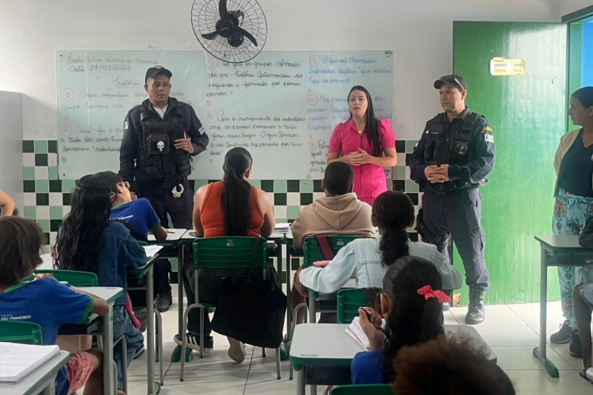 Ações do PSE realizadas em quatro escolas municipais nesta quarta (27/05)