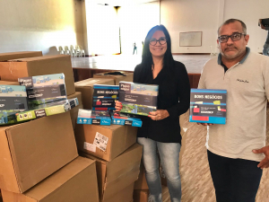 Rede municipal de ensino recebe doação de jogos educativos