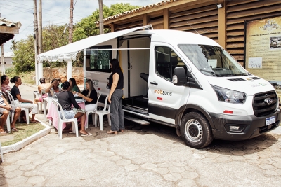 Comunidade de Gargaú recebe atendimentos do CRAS Móvel