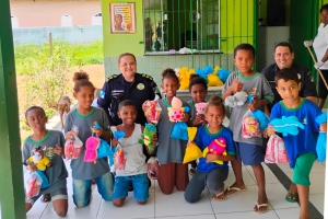Ronda Escolar realiza ação social em Deserto Feliz