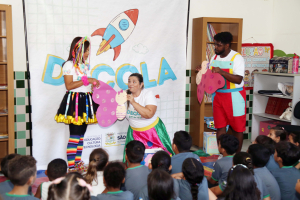 Projeto Decola Pra Valer leva incentivo à leitura com atividades lúdicas às escolas e creches municipais de SFI