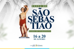 Barra do Itabapoana celebra o padroeiro São Sebastião