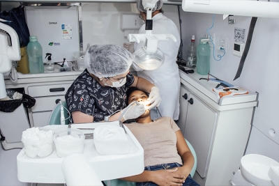 Odontomóvel estará em cinco localidades de SFI, nesta semana