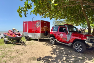 Base do Corpo de Bombeiros é instalada em Guaxindiba e dará apoio nas praias de SFI