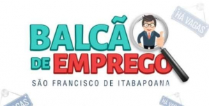 Balcão de Emprego com vagas para vendedor externo, entregador, garçom e matriculador