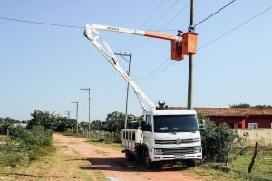 Travessão de Barra e localidades recebem pontos de lâmpadas de LED
