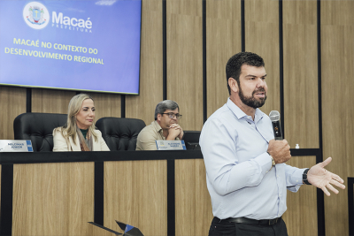 SFI recebe prefeito de Macaé para debater desenvolvimento regional