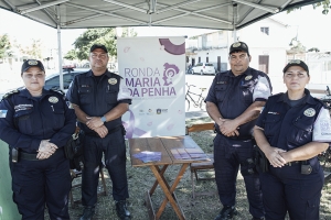 Ronda Maria da Penha leva informação e segurança para as mulheres neste verão
