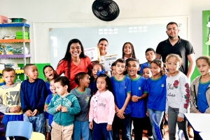 “Alimentação Saudável” é tema de ação do PSE em escola de São Domingos