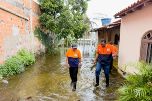 Defesa Civil em alerta máximo devido às chuvas