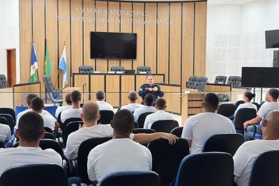 Saúde Mental é tema de palestra para aprovados no concurso da Guarda Civil Municipal