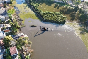 Prefeitura alerta: descarte de água na Lagoa do Salgadinho pode gerar multa