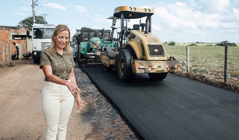 Prefeita acompanha de perto obras que avançam em várias regiões do município