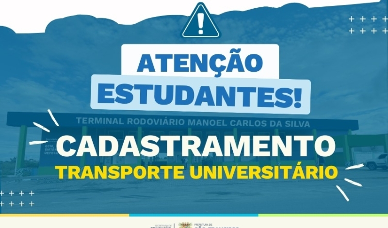Transporte Universitário: prazo para entrega de documentação termina nesta sexta-feira (20)